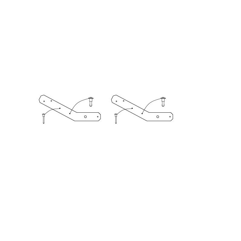 KV2 Audio Downfill Arm Ramie do nachylania modułu VHD1.0 jako downfill